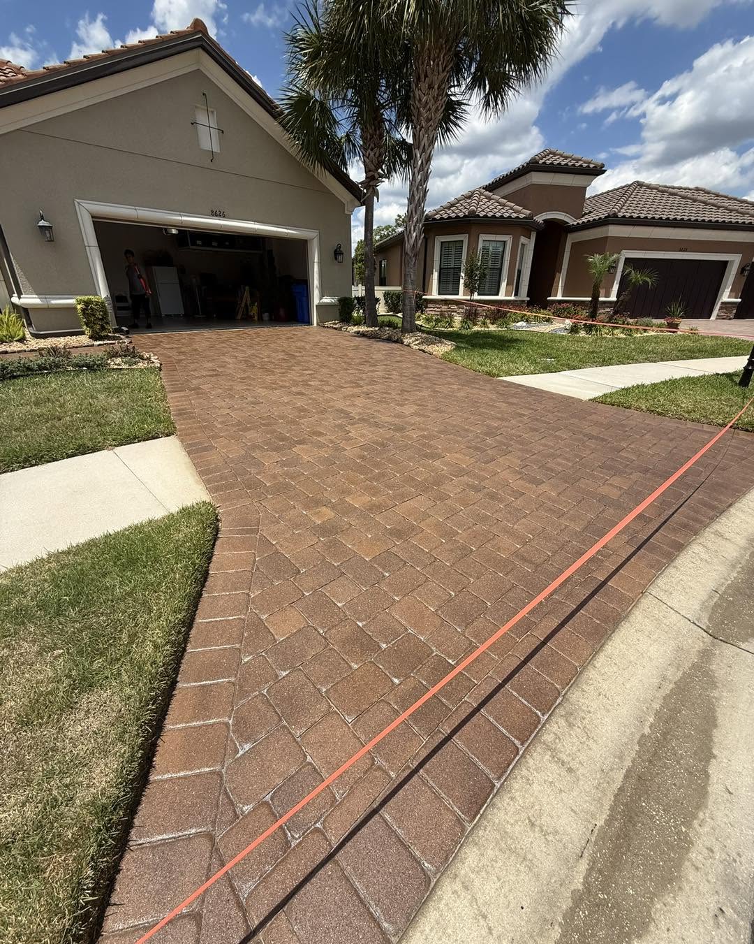 Paver sealing service in Trinity FL